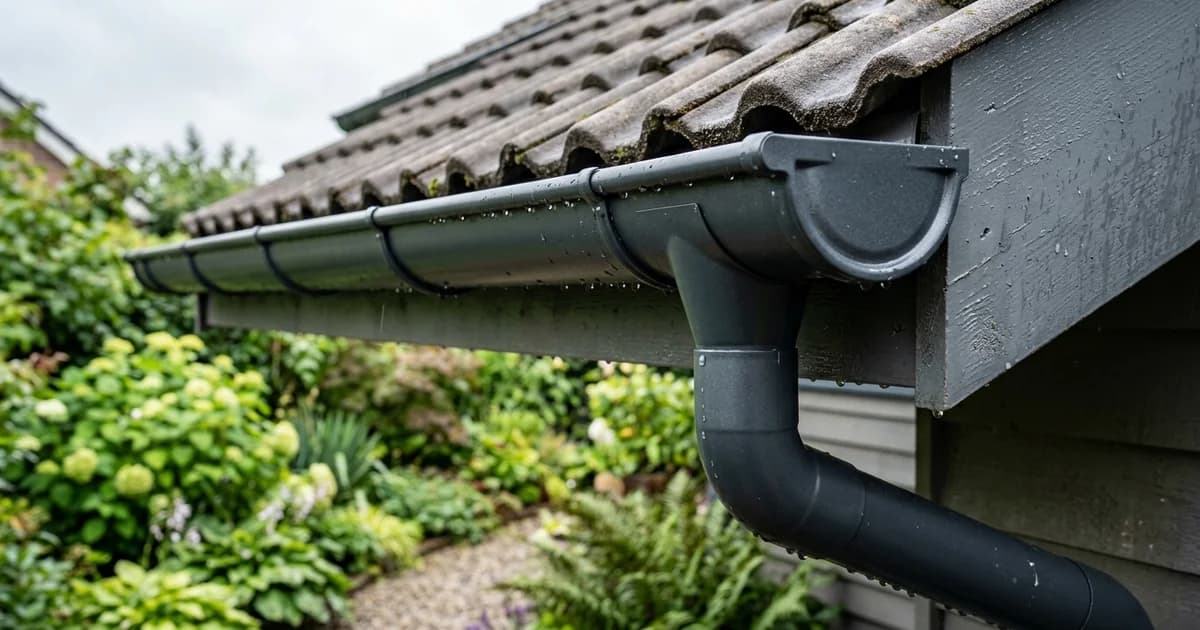 Žľaby a zvody: dimenzovanie a výber materiálu (KJG, pozink, hliník). Článok Zakryto, klampiarstvo.