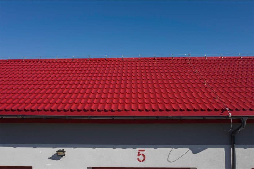 Škridloplech: detail profilu